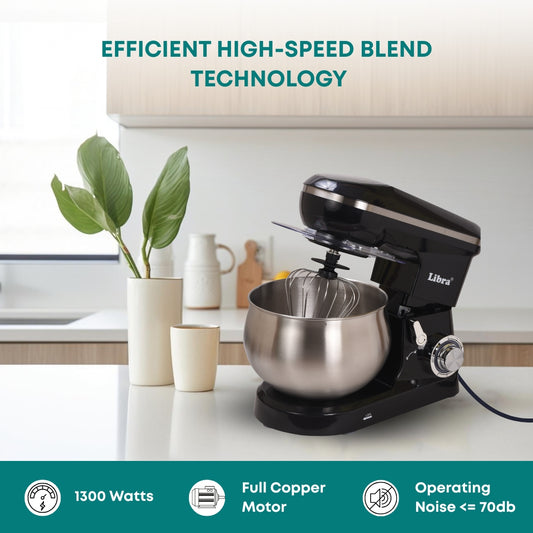 Libra 5.5 Liter Digital Stand Mixer With Built-in Presets
