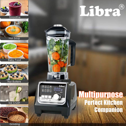 Libra 2200 watts commercial blender With 2 Litre Jar & 600 ML Jar