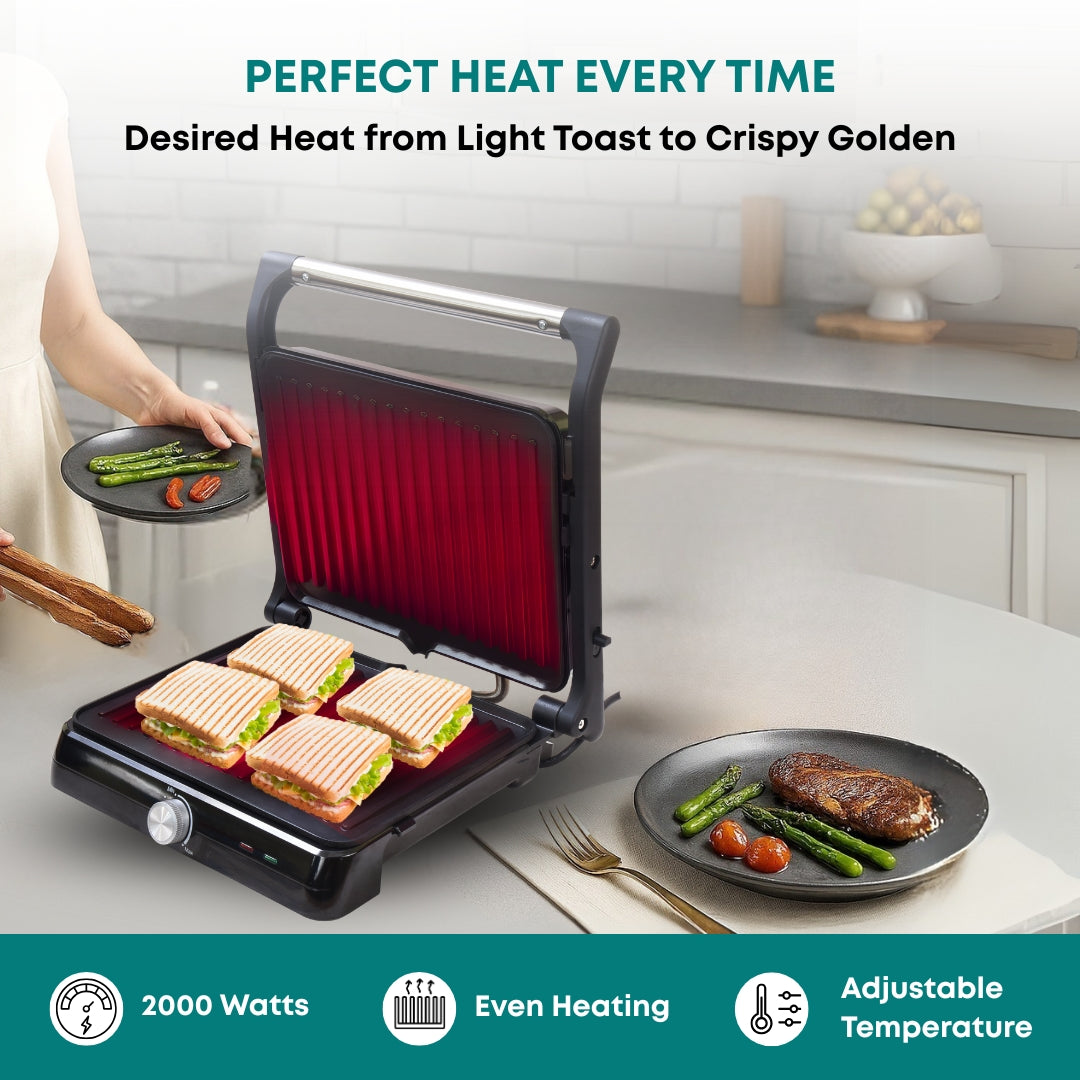 Libra 2000 Watts Sandwich Maker For 4 Slices
