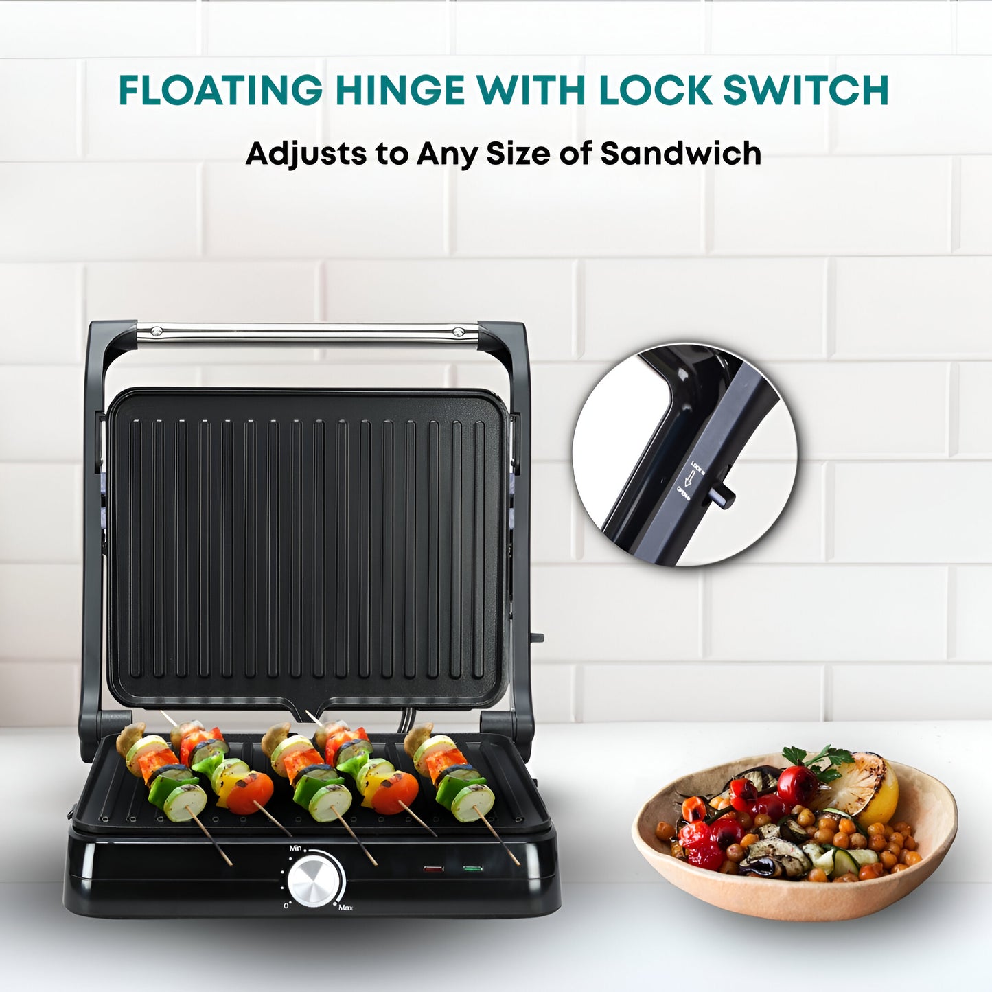 Libra 2000 Watts Sandwich Maker For 4 Slices