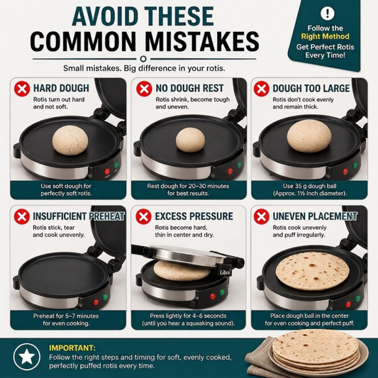 Libra Roti Maker With Non-stick Plates