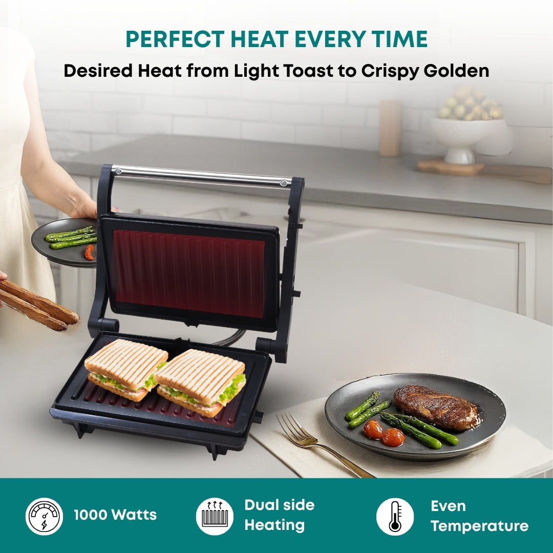 Libra 1000 Watts Sandwich Maker For 2 Slices