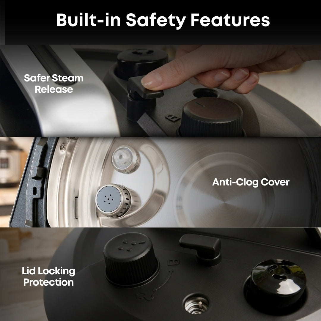 Libra 6L 19-in-1 Multi-Use Electric Cooker – 304 Stainless Steel Inner Pot, Programmable Pressure Cooker