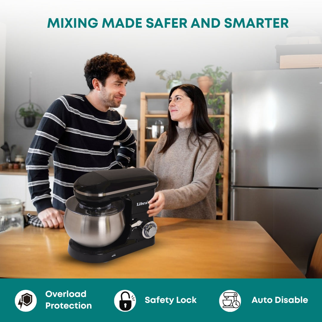 Libra 5.5 Liter Digital Stand Mixer With Built-in Presets