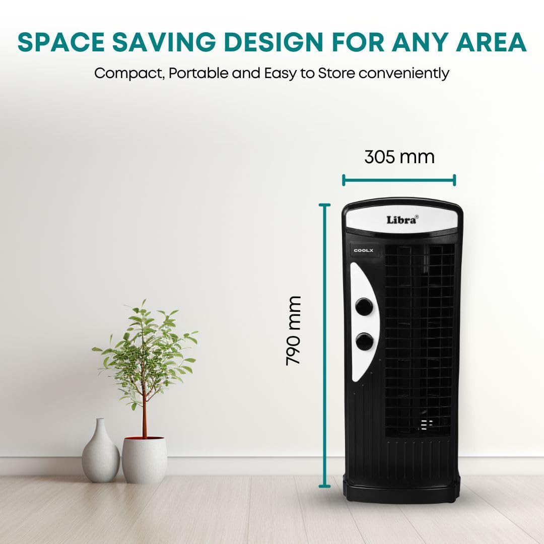 Libra coolX Tower Fan for Bedroom, Indoor, Office & Home Use