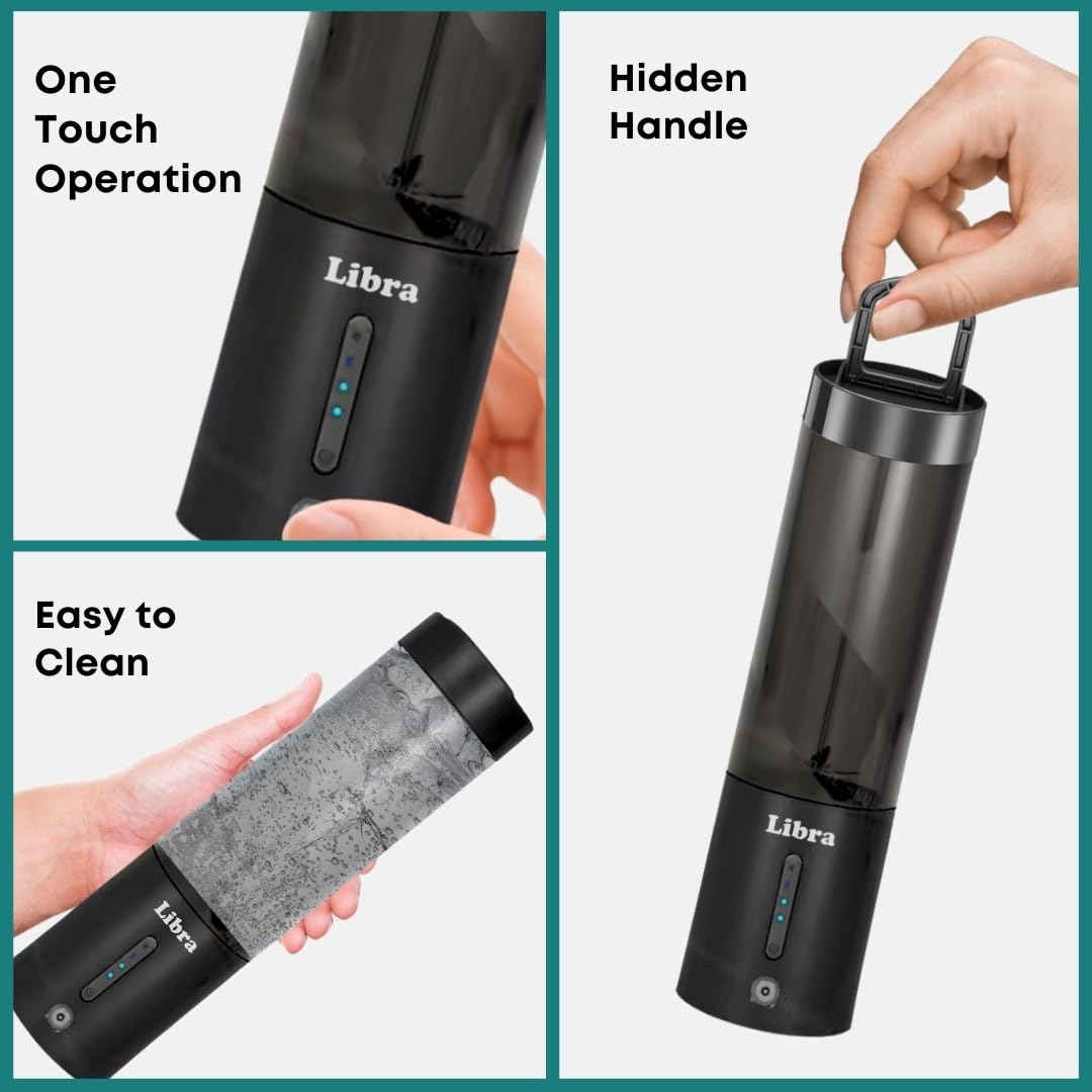 Libra 450ML Portable Blender With 4000mAh Battery - Black