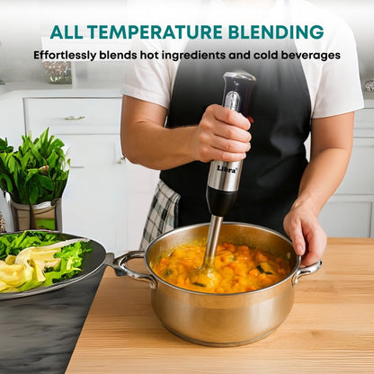 Libra Hand Blender for Kitchen, Multipurpose Blender for Hot and Cold Items