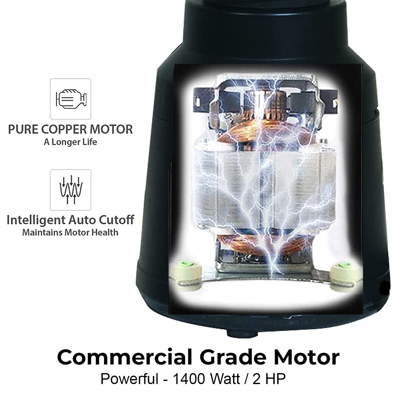 Libra 1400 watt Heavy duty Commercial Mixer Grinder