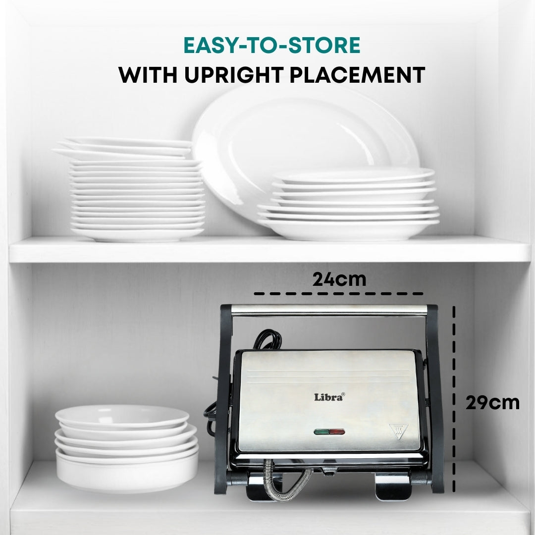 Libra 1000 Watts Sandwich Maker For 2 Slices