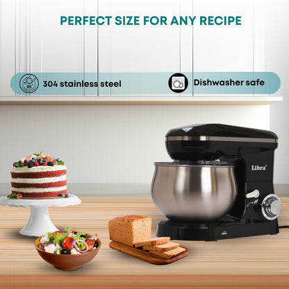 Libra 5.5 Liter Digital Stand Mixer With Built-in Presets