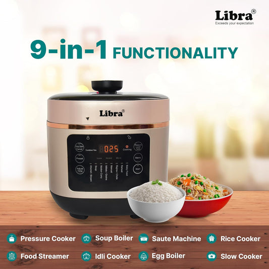 Libra 6 litre Electric Pressure Cooker