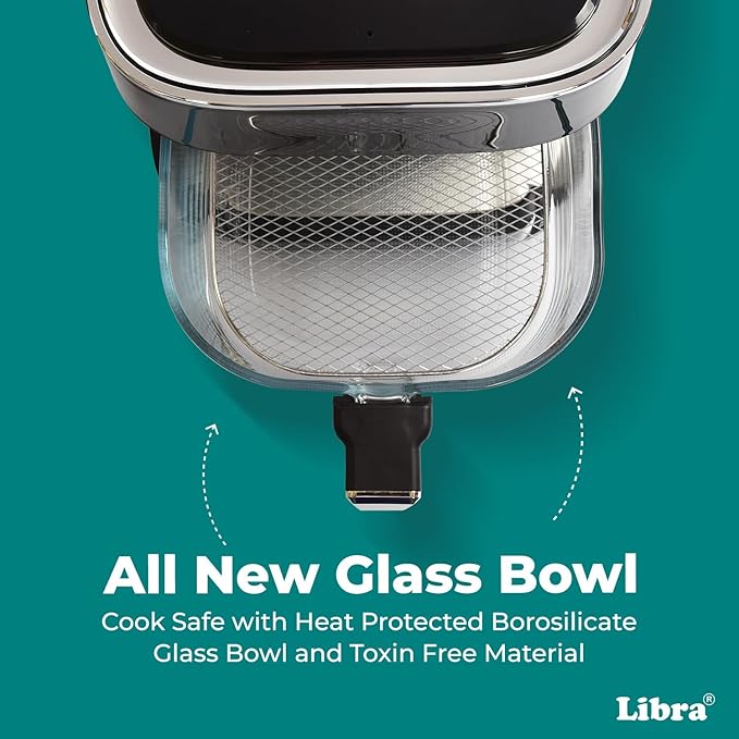 Libra 4.5 Liter Glass Bowl Air Fryer
