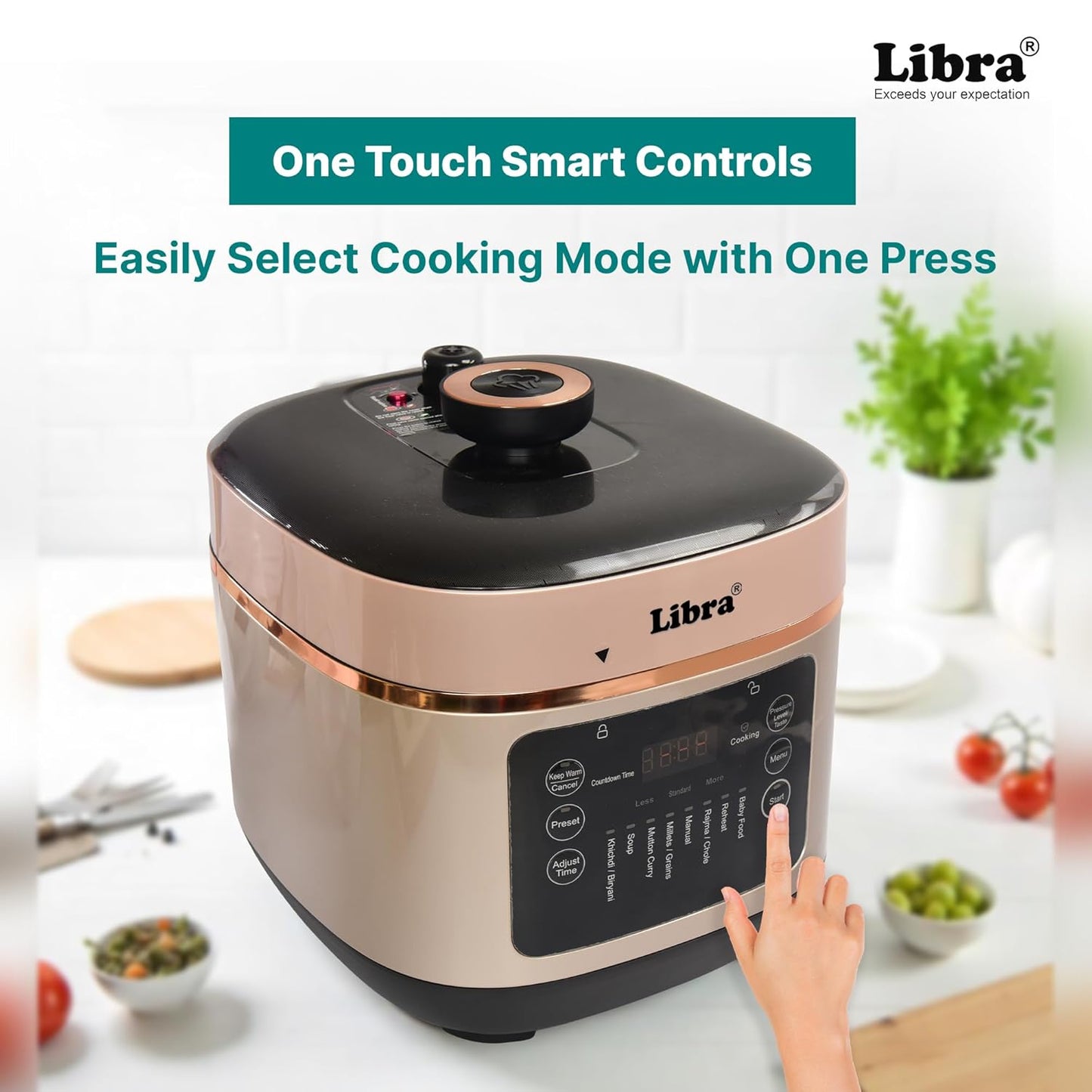 Libra 6 litre Electric Pressure Cooker