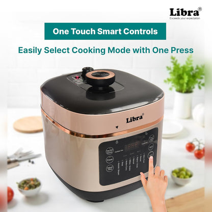 Libra 6 litre Electric Pressure Cooker