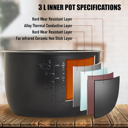 Libra 3 litre Electric Pressure Cooker