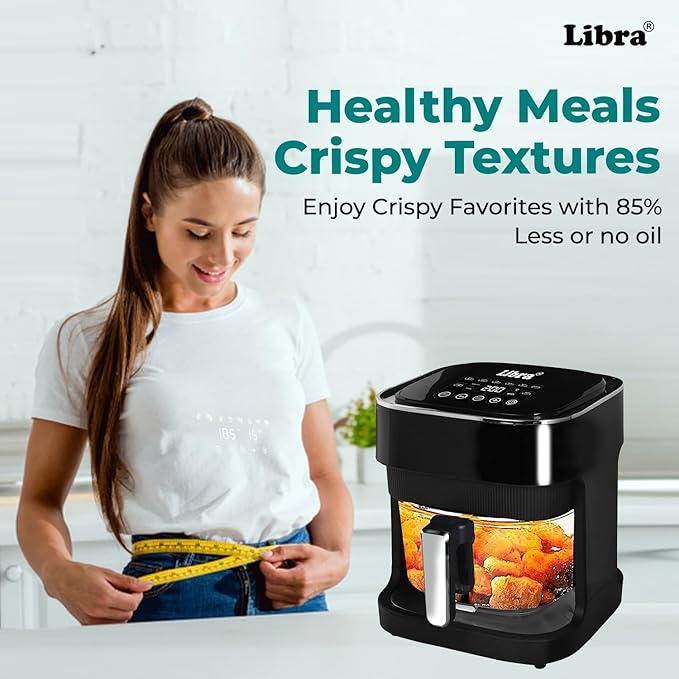Libra 4.5 Liter Glass Bowl Air Fryer