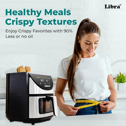 Libra 6.5 Liter Stainless Steel Air Fryer
