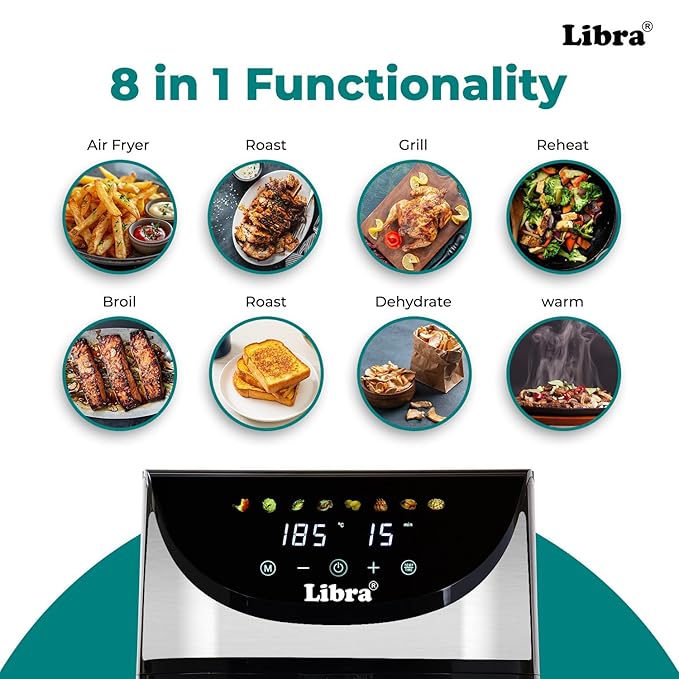 Libra 6.5 Liter Stainless Steel Air Fryer
