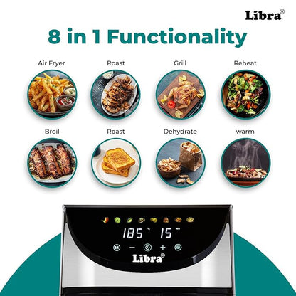 Libra 6.5 Liter Stainless Steel Air Fryer