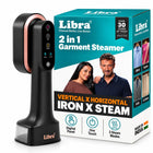 Libra 2 in 1 Handheld Garment Steamer and iron for Clothes