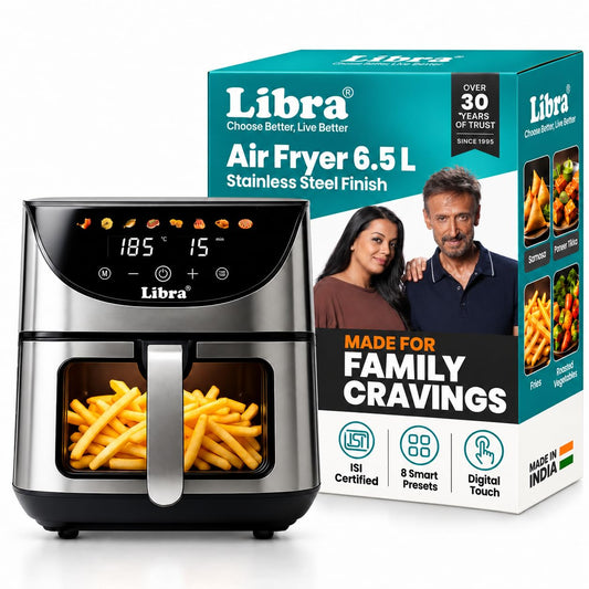 Libra 6.5 Liter Stainless Steel Air Fryer