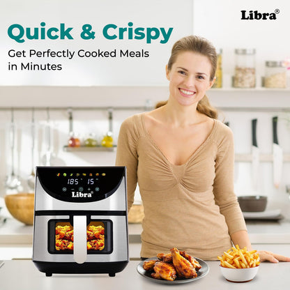 Libra 6.5 Liter Stainless Steel Air Fryer