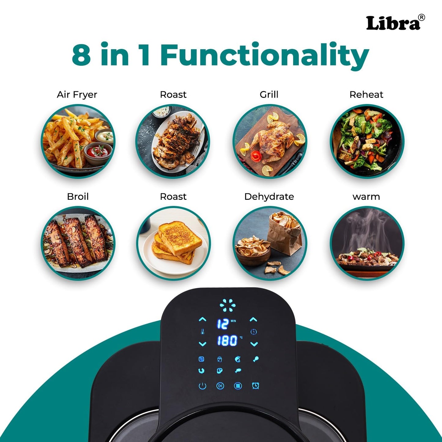Libra 8 Liter Digital Air Fryer