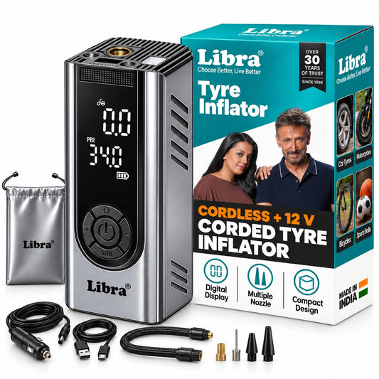 Libra Tyre Inflator for Car & Bike