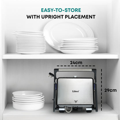 Libra 2000 Watts Sandwich Maker For 4 Slices