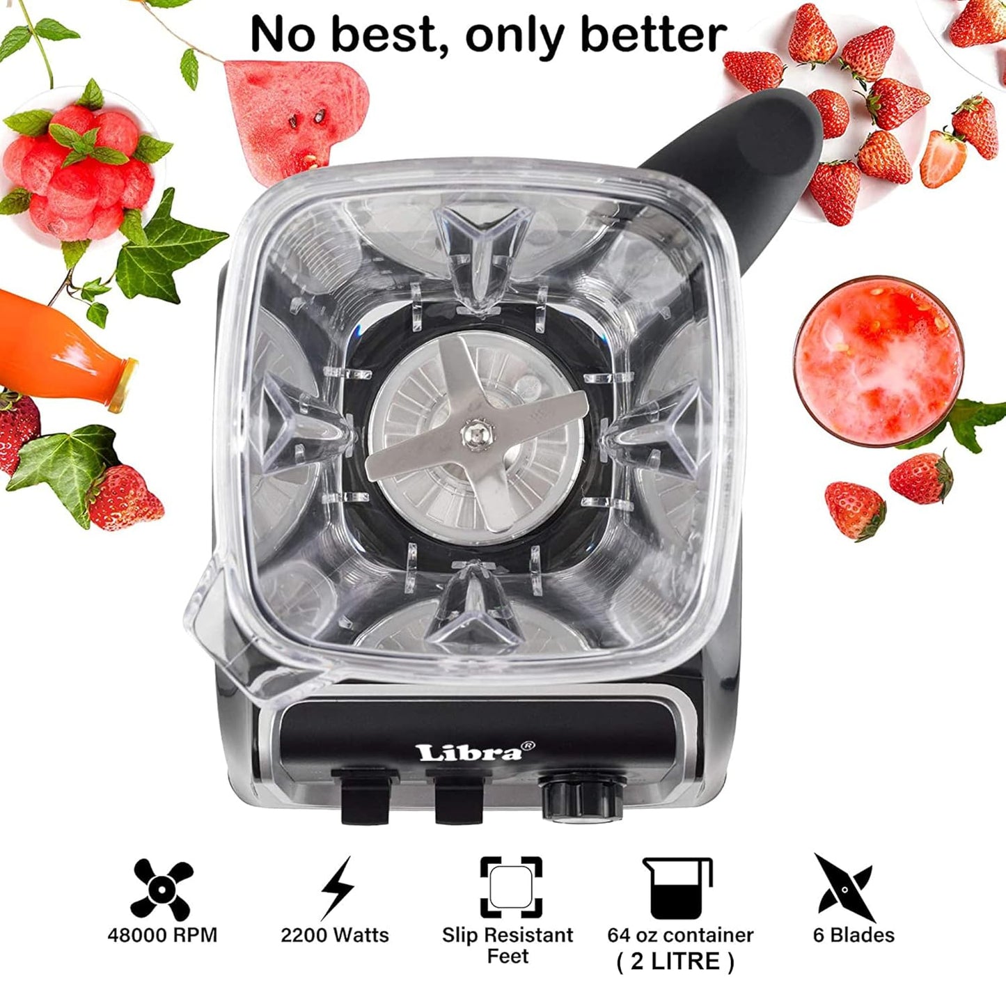 Libra 2000 watts commercial blender With 2 Litre Jar