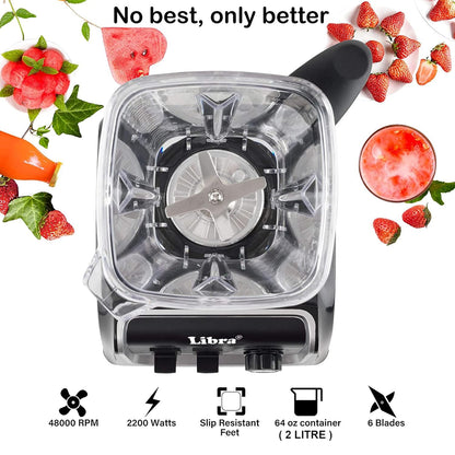 Libra 2000 watts commercial blender With 2 Litre Jar