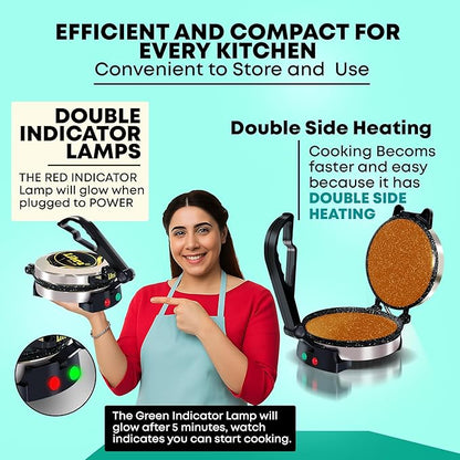 Libra 950 Watts Roti Maker With Non-stick Plates