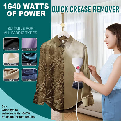 Libra 1640 Watts Handheld Garment Steamer with 3 Levels - White