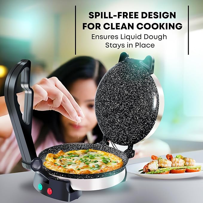 Libra 950 Watts Roti Maker With Non-stick Plates
