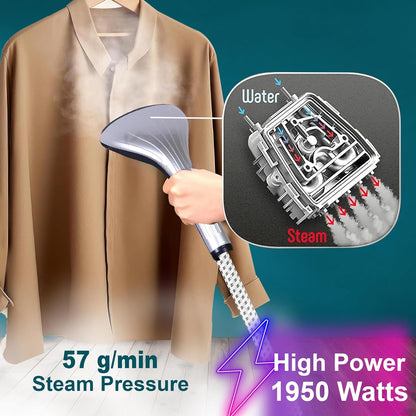 Libra 1950 Watts Standing Garment Steamer with 2 Liter Tank Capacity