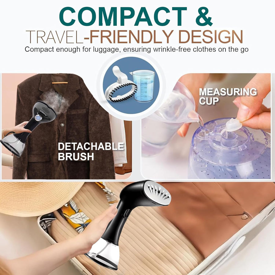 Libra Handheld Garment Steamer - Black