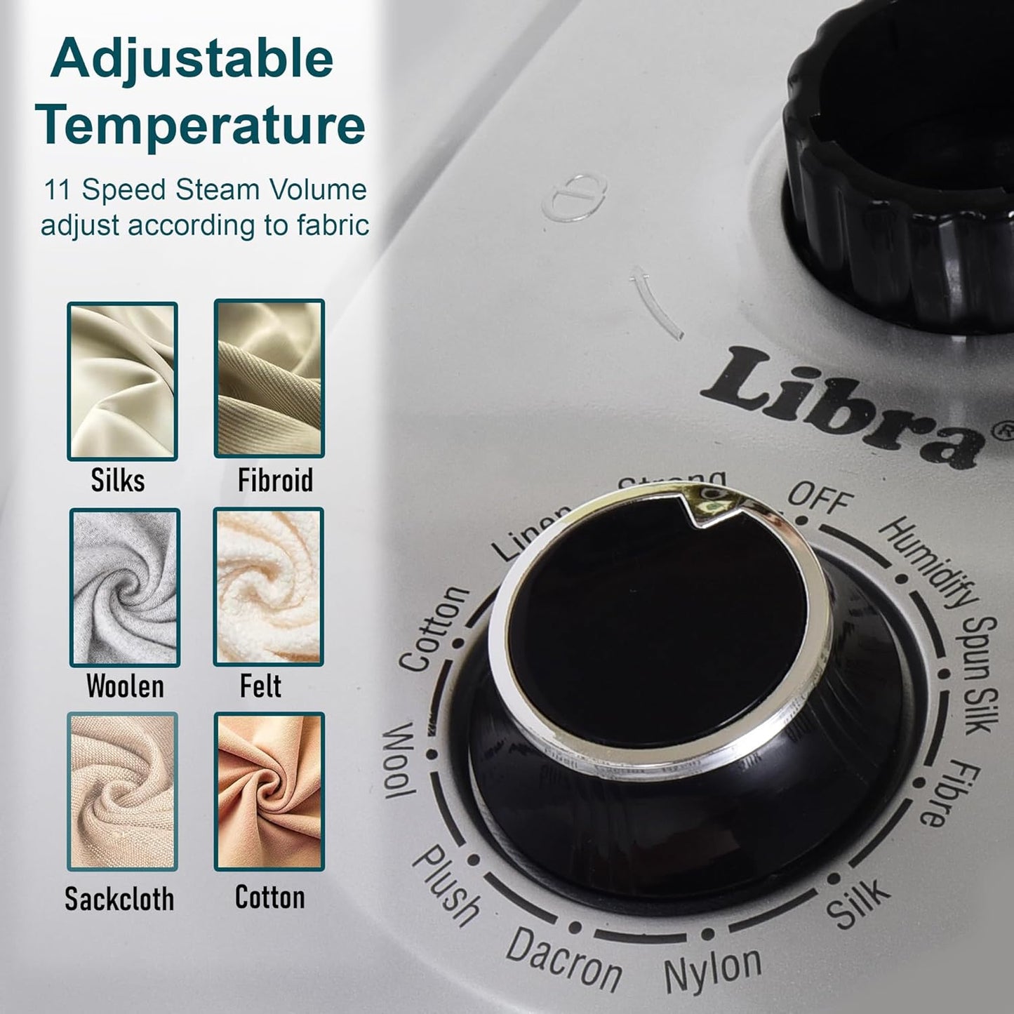 Libra 1950 Watts Standing Garment Steamer with 2 Liter Tank Capacity