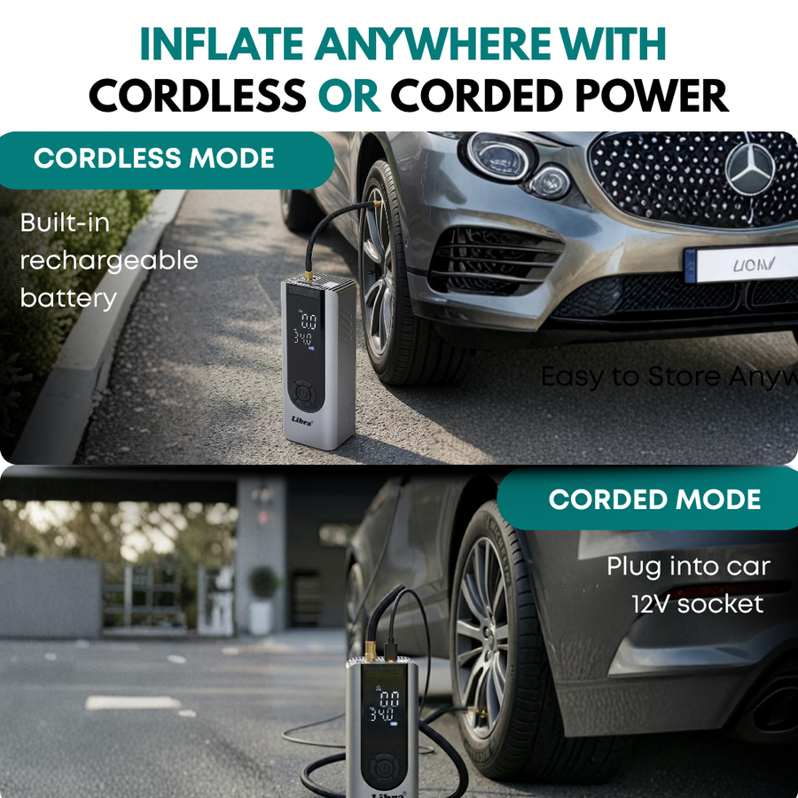 Libra Tyre Inflator for Car & Bike