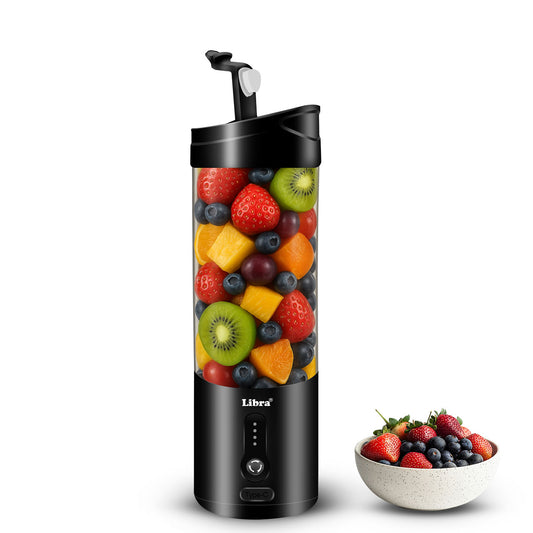 Libra 530ML Portable Blender With 4000mAh Battery - Black