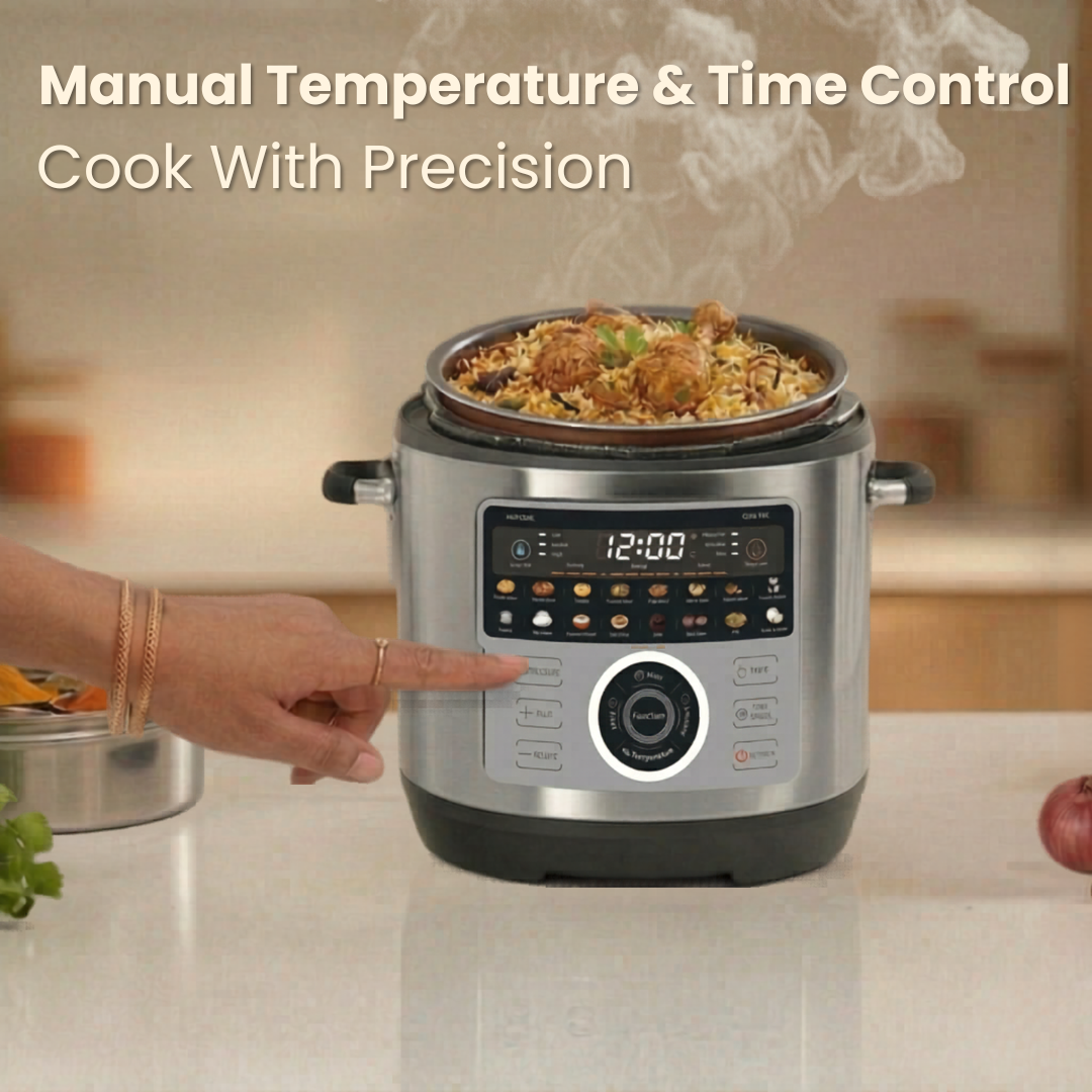 Libra 6L 19-in-1 Multi-Use Electric Cooker – 304 Stainless Steel Inner Pot, Programmable Pressure Cooker