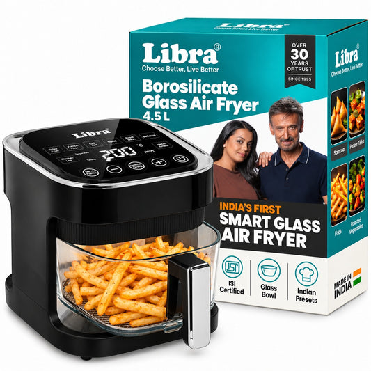 Libra 4.5L Glass Bowl Air Fryer