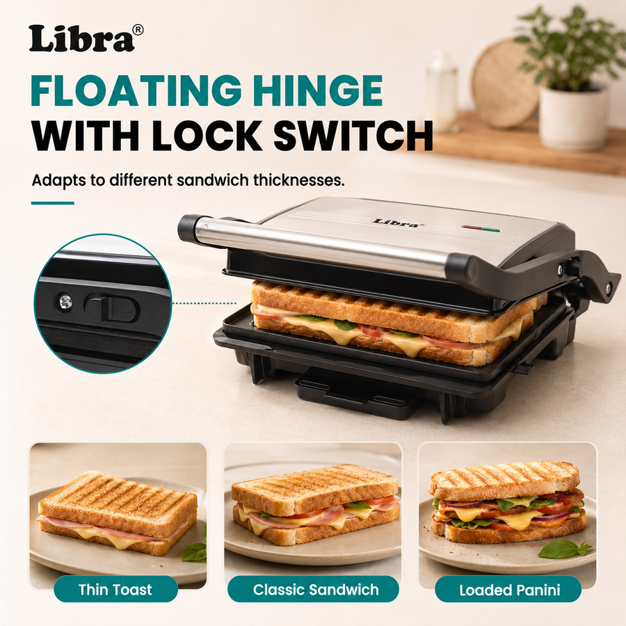 Libra Sandwich Maker For 2 Slices