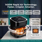 Libra 4.5L Glass Bowl Air Fryer