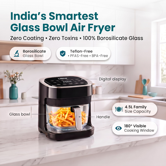 Libra 4.5L Glass Bowl Air Fryer