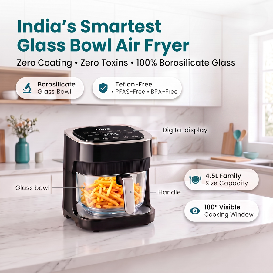 Libra 4.5L Glass Bowl Air Fryer