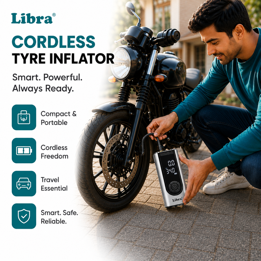 Libra Tyre Inflator for Car & Bike