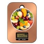 CHILLAXPLUS Digital kitchen scale | Stainless steel  built with hanging design | Upto 5KGs (Copper Colour)