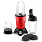 Libra Twist N Blend mixer grinder blender | BPA free 3 Jars | 500 Watt Motor blender with ISI mark (Red)